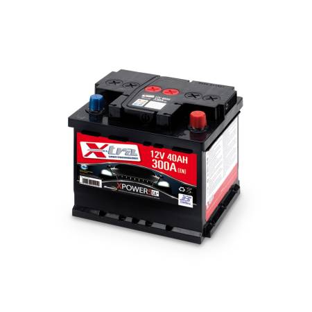 Batteria Auto - Accumulatore 12V 40 AH X-TRA pronta all'uso