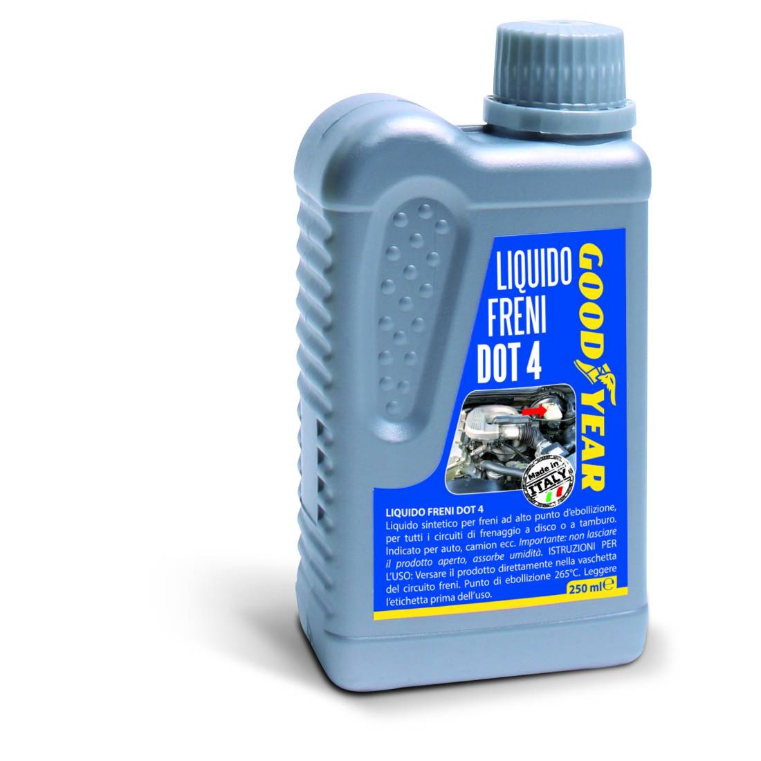 Liquido freni GoodYear DOT 4 - Flacone da 250 ml