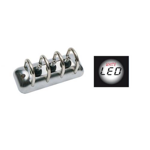 Led Tripole Schalter Chrom Led Weiß Zubehör Tuning