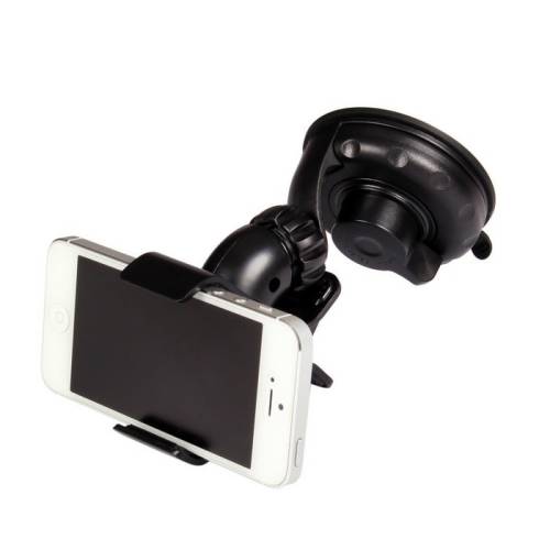 Mobile phone holder and small navigator holder with spring clip