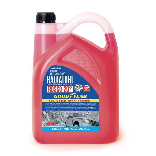 Liquido radiatori -22°C Rosso Goodyear 5 Lt