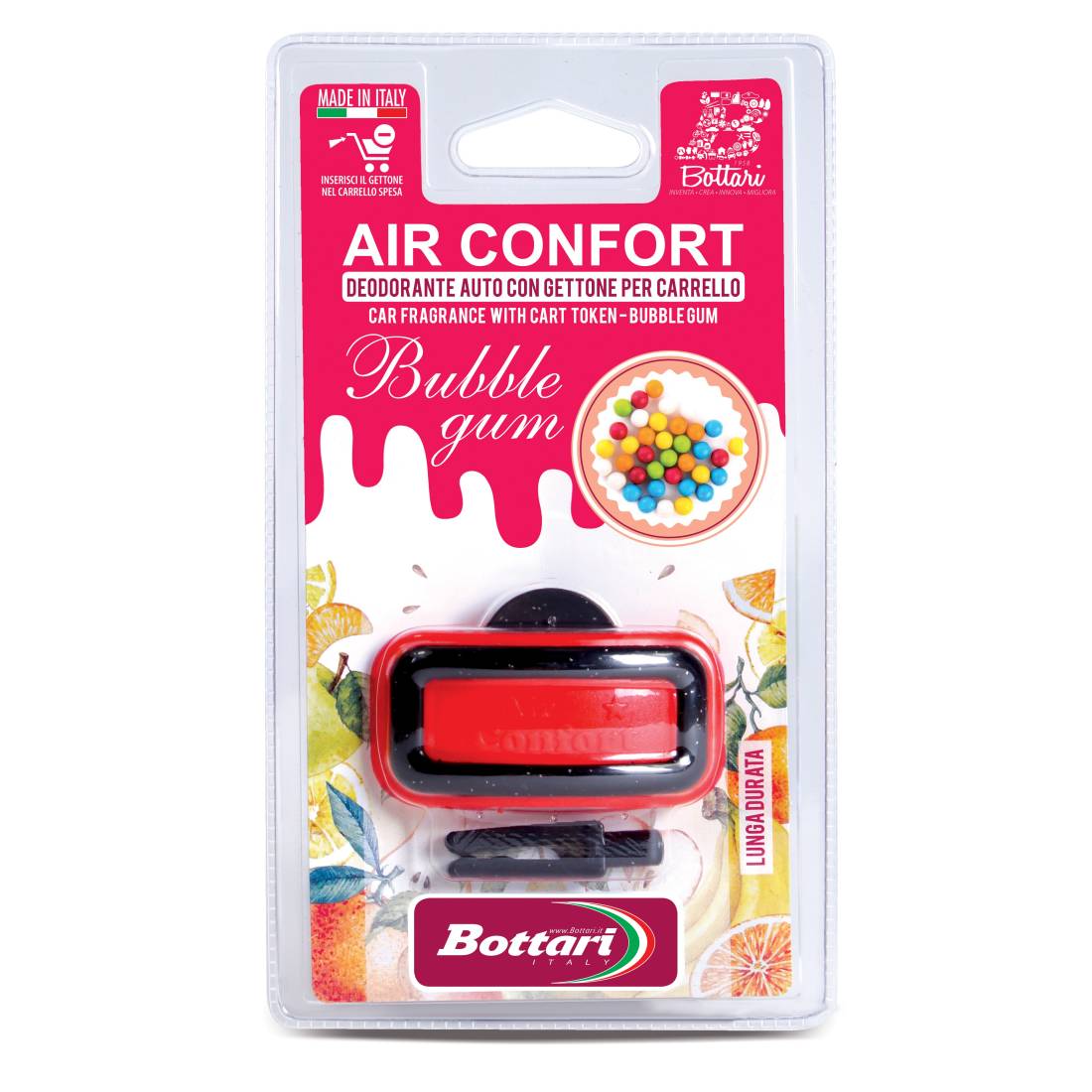 Profumo per auto Air Comfort con gettone per carrello della spesa